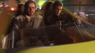 Anakin and Kenobi Chase Zam Wesell Part 1 4K HDR  Star Wars Attack of the Clones [upl. by Leumel]