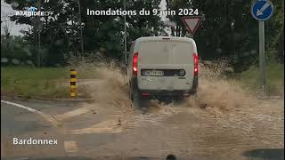 Inondation du 9 juin à Archamps et Bardonnex 2024 [upl. by Erodisi]