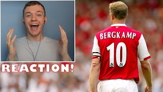 Gen Zer Reacts To Dennis Bergkamp For The First Time [upl. by Ehsrop]