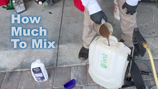 How Much Weed Killer to Mix and How To Mix Image for Southern Lawns [upl. by Aymahs]