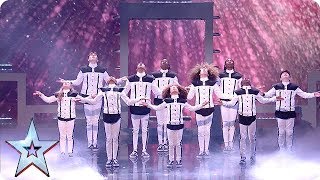 Dancing superstars DVJ are TRANSFORMING in the BGT Final  The Final  BGT 2018 [upl. by Ebehp]