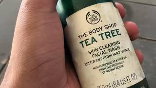 The Body Shop  Tea Tree  Skin Clearing Facial Wash  Best For Skin  Review [upl. by Gies]