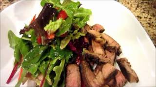 Salad with Steak Strips [upl. by Elliot]