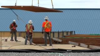 First Commercial CLT Project in Ontario  Wayne Gretzky Sports Centre Brantford ON [upl. by Ramak]