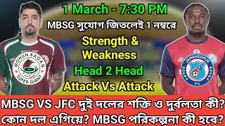 Mohun Bagan Vs Jamshedpur দুই দলের মধ্যে বেশী শক্তিশালী কে জামশেদপুরের দলের দুর্বলতা কী পরিকল্পনা [upl. by Ycnaffit280]