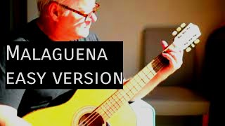 Malaguena Acoustic Guitar Easy Version [upl. by Richia863]