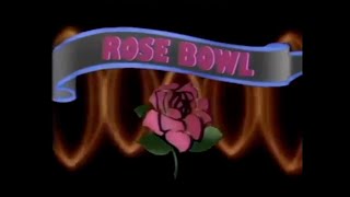 1981 Rose Bowl Game Washington vs Michigan Opening [upl. by Gnouhp65]