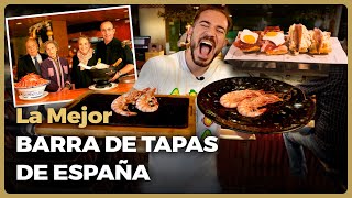 COMIENDO en la MEJOR BARRA de TAPAS de ESPAÑA NO puedes RESERVAR [upl. by Ahcurb]