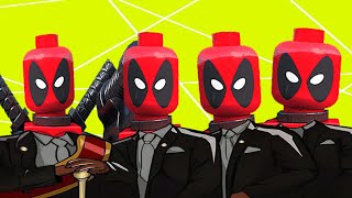 Lego Deadpool and Wolverine in Coffin Dance Meme Cover [upl. by Lyndell]