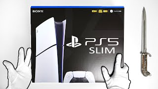 The PS5 Slim Unboxing  New PlayStation 5 Console Disc and Digital [upl. by Mixam]