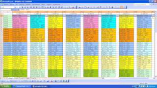 HORARIOS UTILIZANDO EXCEL PARTE 1 [upl. by Tildie535]