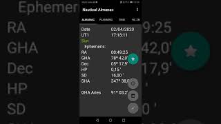 Nautical Almanac  android App [upl. by Wiles580]