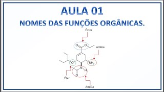 Aula 01 Nomes das funções orgânicas [upl. by Ariahay766]