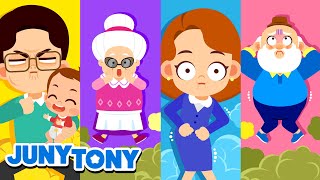 A Família Solta Pum  Cocô Colorido e Mais  Música Infantil  JunyTony em Português [upl. by Harned291]