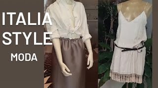 ITALIA STYLE Fashion italian Beautiful clothes👛👠 [upl. by Kryska]