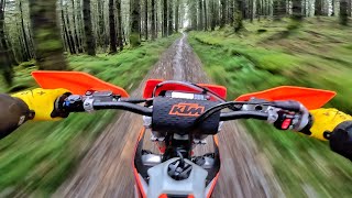 KTM EXC 150 OFF ROAD TEST [upl. by Einniw]