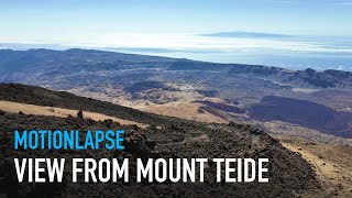 View From Mount Teide  Tenerife Motionlapse [upl. by Enyahs]