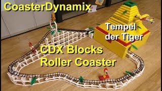 Brick Roller Coaster  CDX Blocks Coaster CoasterDynamix  LEGO Achterbahn FKF Convention 2019 [upl. by Sulihpoeht]