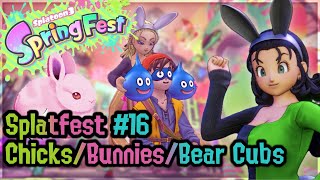 Springfest PuffPuff Halftime Report  Splatfest 16  Chicks Bunnies Bear Cubs  Splatoon 3 [upl. by Omsare]