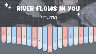 River Flows In You  Yiruma Kalimba Keylimba App Cover by Riza Finnie [upl. by Daley289]