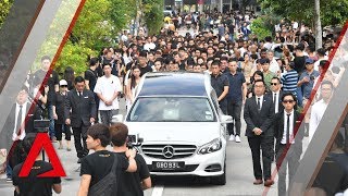 The final farewell Aloysius Pang laid to rest [upl. by Sletten]