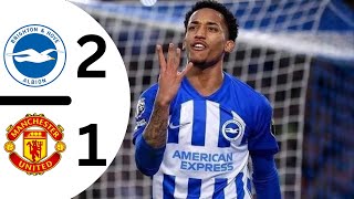 Manchester United vs Brighton  All Goals amp Highlight [upl. by Acisey]