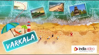 Varkala  A hidden gem in Kerala  Varkala Beach  Varkala Cliff  IndiaVideos [upl. by Sutherlan937]