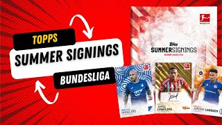 Autogramm gezogen  Topps Bundesliga Summer Signings 202223 [upl. by Ogram]