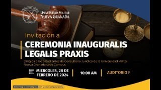 CEREMONIA INAUGURALIS LEGALIS PRAXIS [upl. by Brigg]