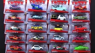 2013 Cars 2 quotNquot 24 DieCast Case Mattel Unboxing Super Chase Mattel Disney Pixar [upl. by Edylc]