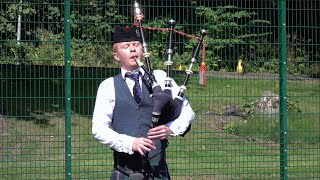 Crags of Stirling by piper Darach Urquhart during the 2021 Argyllshire Gathering Oban Highland Games [upl. by Julita]