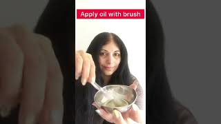 Castor Oil For Hair Growth  How To Use Castor Oil For Hair shorts [upl. by Ailahk710]