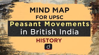 MindMaps for UPSC  Peasant Movements in British India [upl. by Reggy]