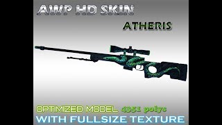 CSGO AWP Atheris HD skin for CS 16 [upl. by Isabelle3]