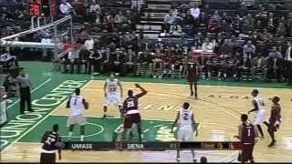 1128 UMass Highlights From Win at Siena [upl. by Petulia]