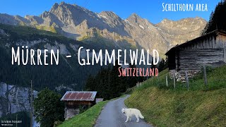 Best places to visit in the swiss alps  Mürren Gimmelwald [upl. by Rusticus]