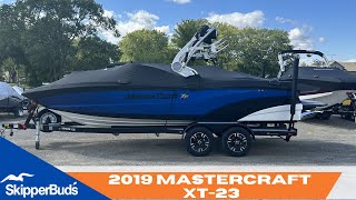 2019 Mastercraft XT23 Wake Boat Tour SkipperBuds [upl. by Ovida]