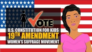 US Constitution 19th Amendment 19th AmendmentWomens Suffrage Movement Crash Course [upl. by Teddy890]