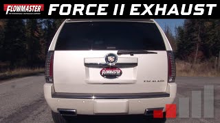 201214 Cadillac Escalade 62L  Force II Catback Exhaust System 817622 [upl. by Itin701]