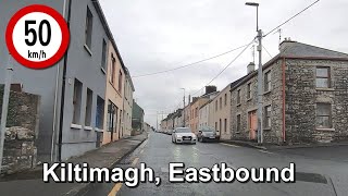 Driving through Kiltimagh in County Mayo [upl. by Borreri]