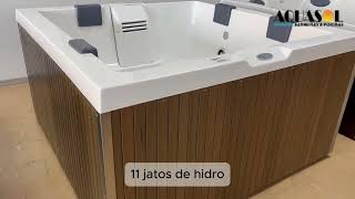 Spa Quadrado J170 Jacuzzi em Acrílico [upl. by Ainsworth]