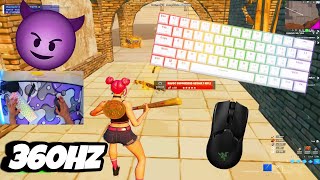 GK61 ASMR Chill🤩 tilted zonewars 🏆 Satisfying Keyboard Fortnite 360 FPS Smooth 4K [upl. by Ailak]