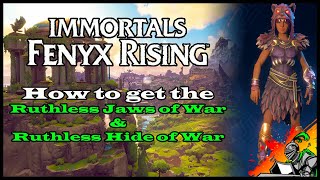 How to get the quotRuthless Warquot Ares Armor Set I Immortals  Fenyx Rising [upl. by Gisela]