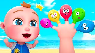 Finger Family  Balloon Finger Song And More  Super Sumo Nursery Rhymes amp Kids Songs [upl. by Edelman]