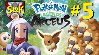 Adding to the Bidoof Army  Pokémon Legends Arceus 5 [upl. by Neehsas724]