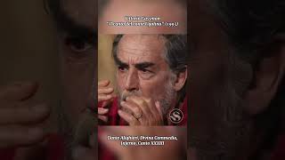 Pillole di letteratura Vittorio Gassman “Il canto del conte Ugolino” 1993 [upl. by Nellda336]