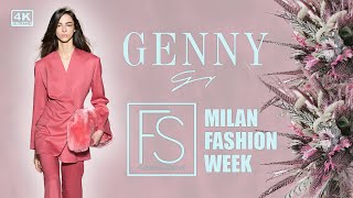 GENNY Fall Winter 20242025 Full Show 4K Milan Fashion Week feat Anne Vyalitsyna [upl. by Gallard261]