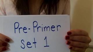 Pre Primer Sight Words Set 1 [upl. by Euf]