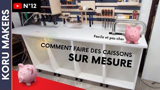 quotDIY  Comment construire des caissons de rangement pratiques et économiquesquot caisson [upl. by Carrnan]