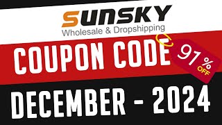 Sunsky Coupon Code 2024 🔥 2024 🔥 Updated Today 🔥Sunskyonline Discount Code 2024 [upl. by Ahsiled]